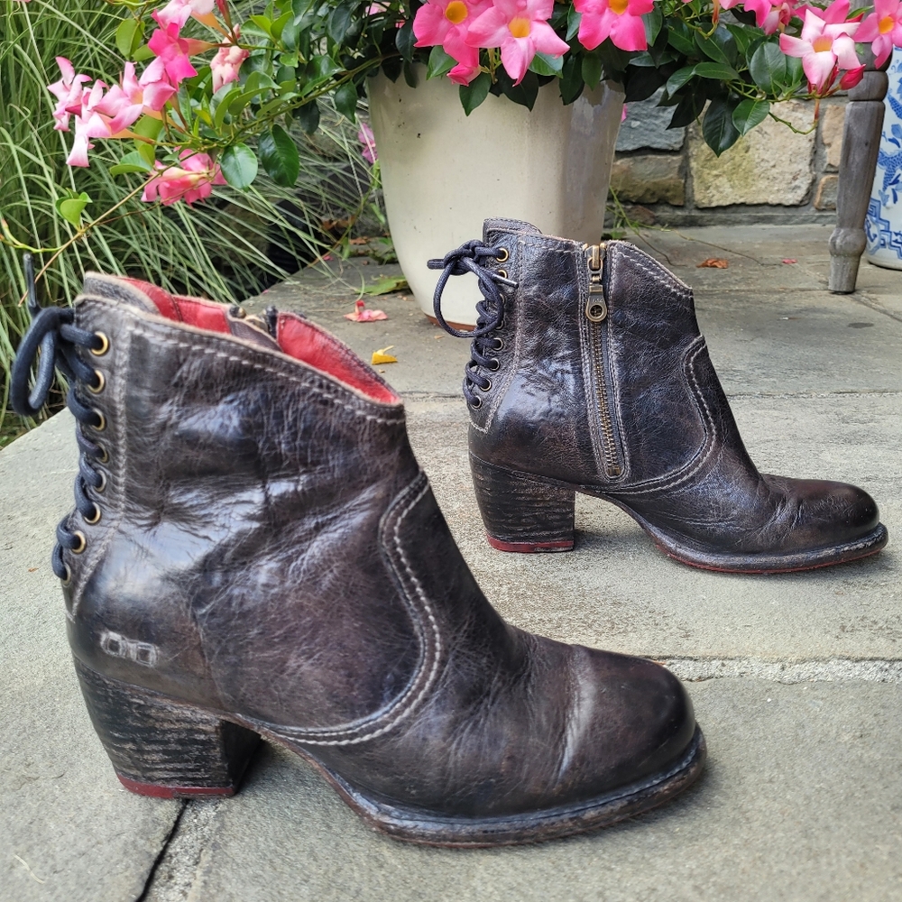 Bed Stu Xena Lace Up Ankle Boots